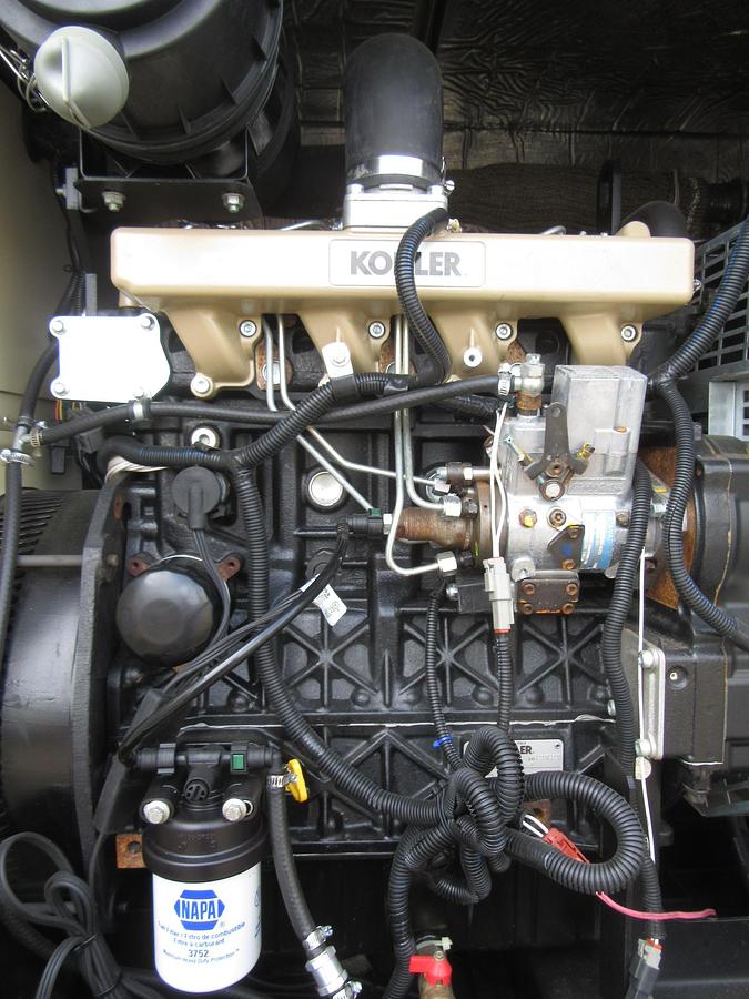 Used 20 KW DIESEL GENERATOR KOHLER 120/240V 20REOZK ENCLOSED ONLY 102 HRS