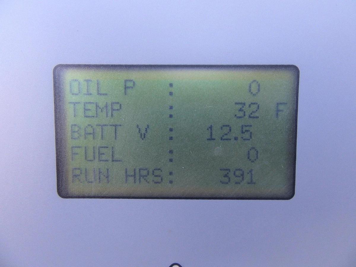 Used 30KW DIESEL GENERATOR MTU 120/240 VOLT 4024 JOHN DEERE 391 HRS SINGLE PH VIDEO