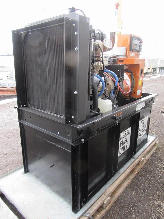 Used 30 KW DIESEL GENERATOR GENERAC 120/240 VOLT SINGLE PHASE 403 HOURS VIDEO WE SHIP
