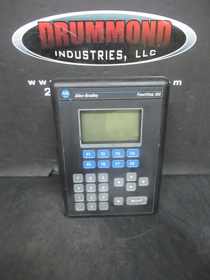 Used ALLEN-BRADLEY PANEL VIEW 300 2711-K3A17L1 SER. B REV. A 24 VDC 0.25 AMP