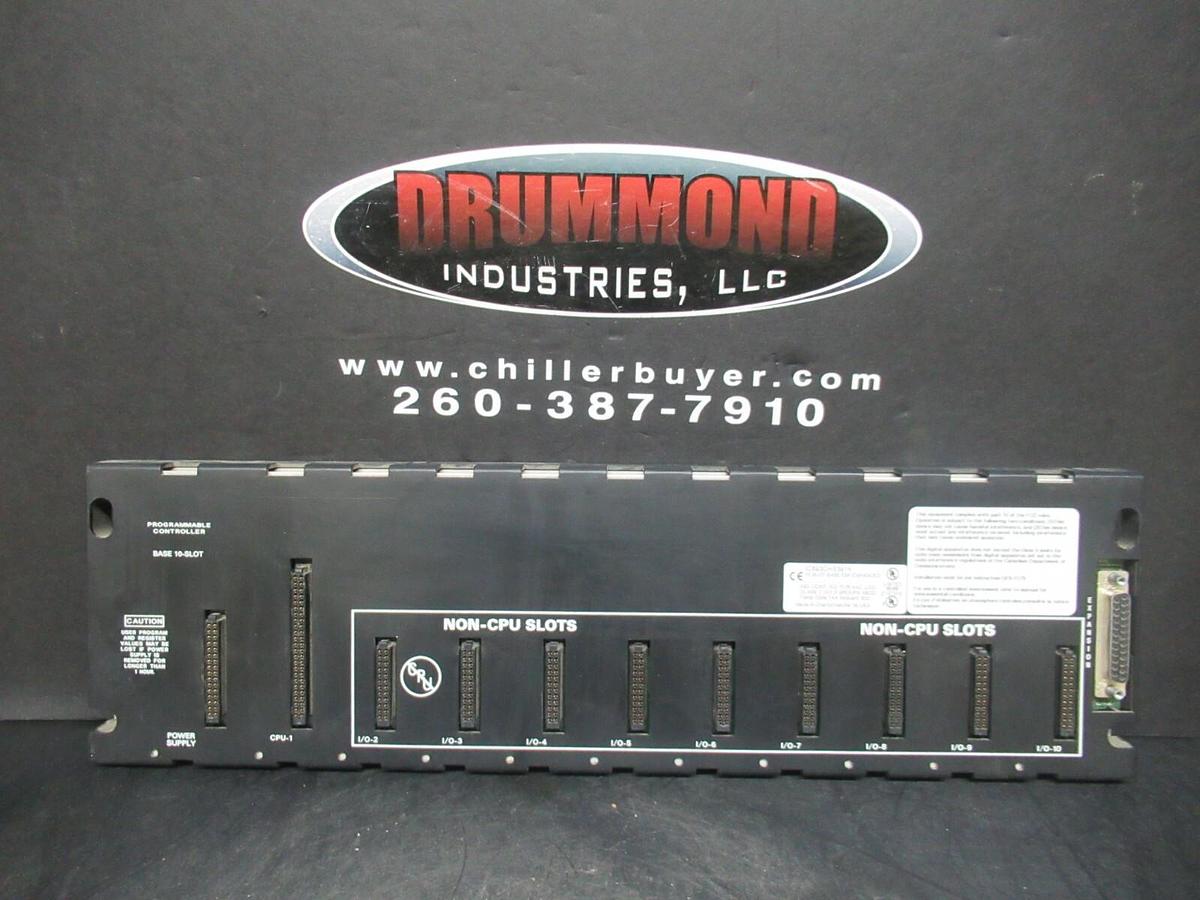 Used GE FANUC 10 SLOT BASE EMI ENHANCED EXTENSTION IC693CHS391K **WARRANTY**