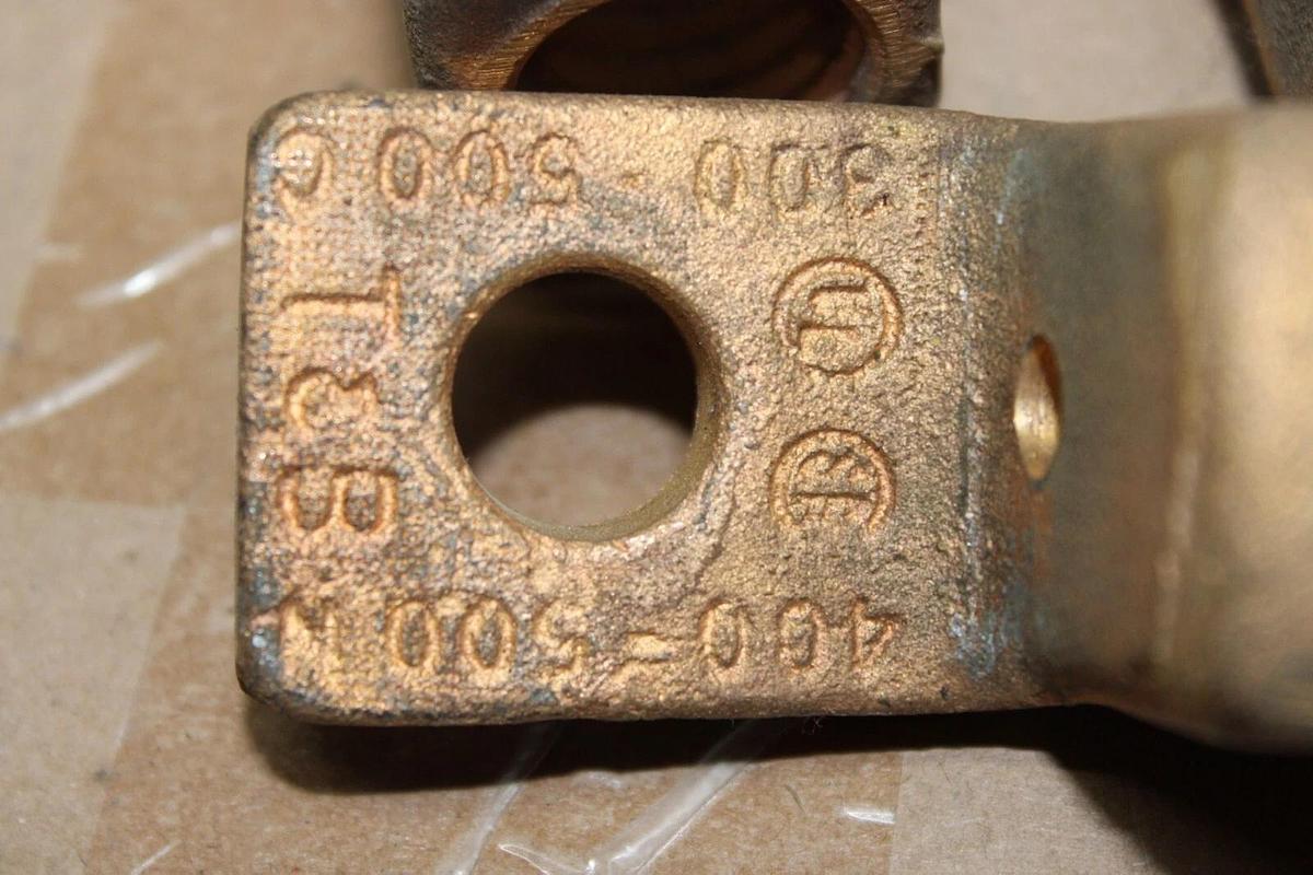 Used LOT OF 3 T&B COPPER TERMINAL LUG 300-500C 400-500N MCM WIRE **WARRANTY**