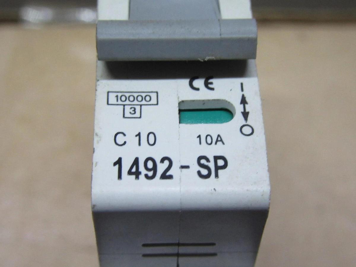 Used ALLEN BRADLEY BREAKER 1492-SP1C100 10 AMP 277 VAC SINGLE POLE **WARRANTY**