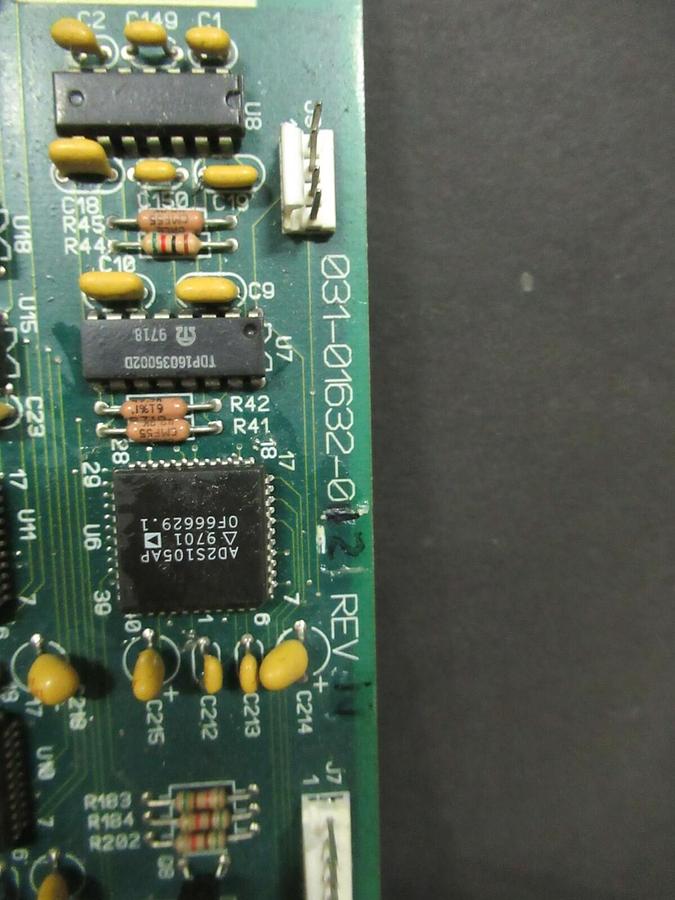 Used YORK JOHNSON CONTROLS FILTER LOGIC CIRCUIT BOARD 031-01632-012 REV N 031-01632