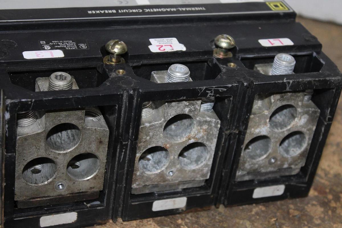 Used SQUARE D CIRCUIT BREAKER MAL36700 700 AMP 3-POLE 600 VAC W/ SHUNT TRIP