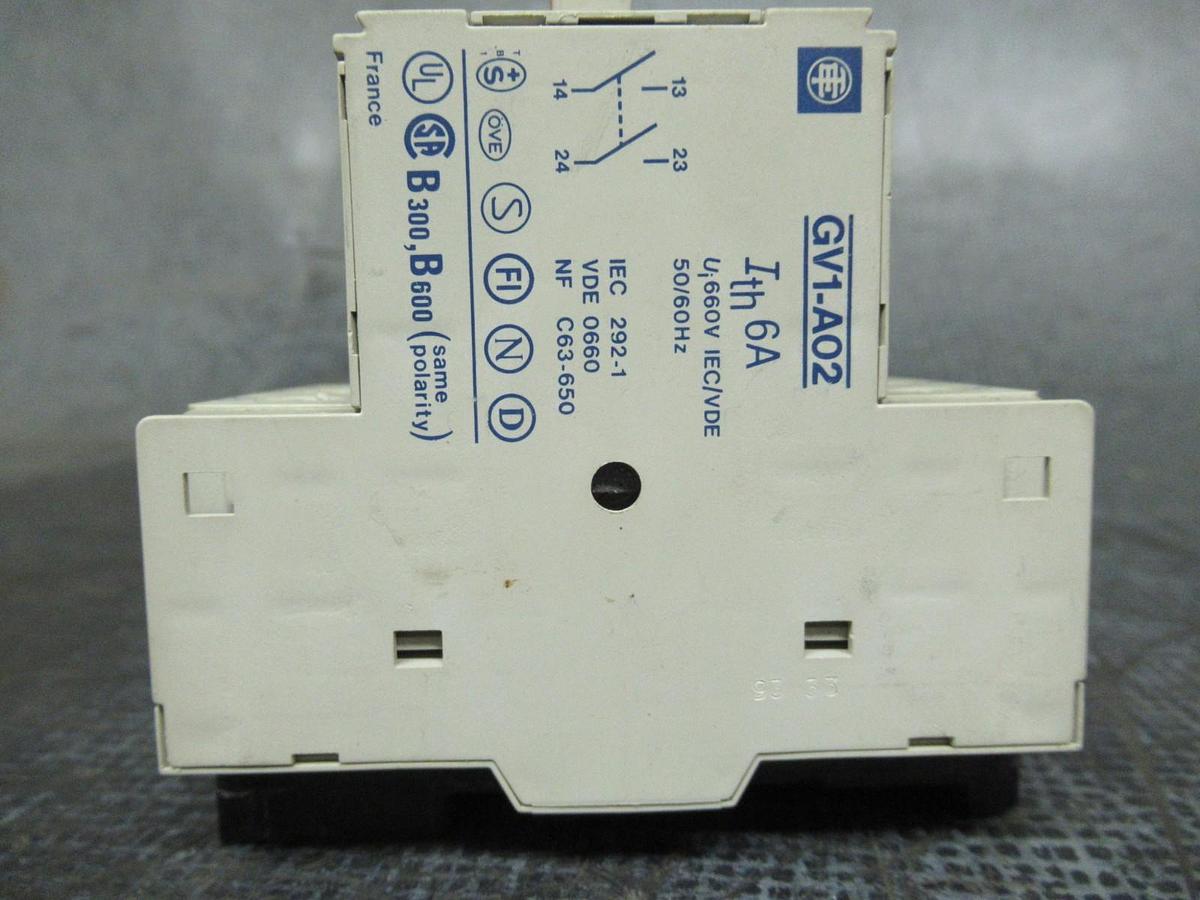 Used TELEMECANIQUE MANUAL MOTOR STARTER GV1-M06 600 VOLT 1-1.6 AMP 1 HP **WARRANTY**