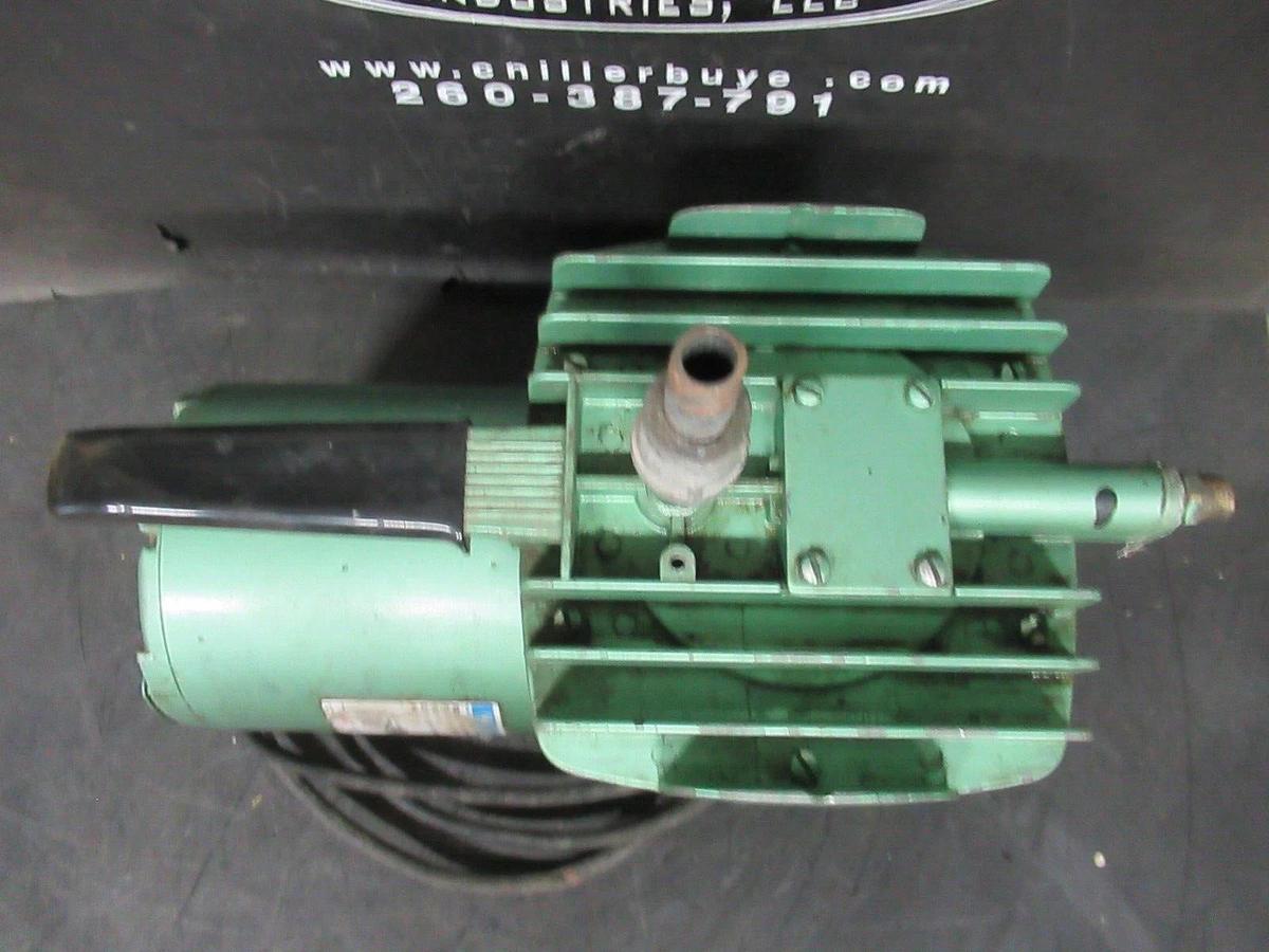 Used DAYTON SPEEDAIRE LARGE DIAPHRAGM VACUUM PUMP 2Z628 W/ JVN48S17D916D MOTOR 115 V