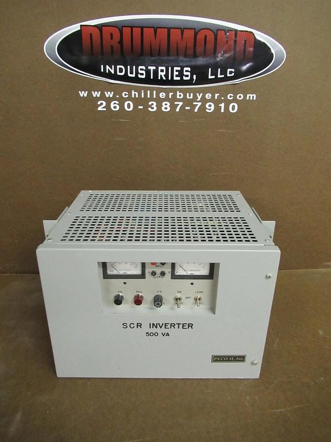 Used PECO II, INC SCR INVERTER PEC3294 48 VDC 14.85 AMPS INPUT TO 117 VAC 500 VA