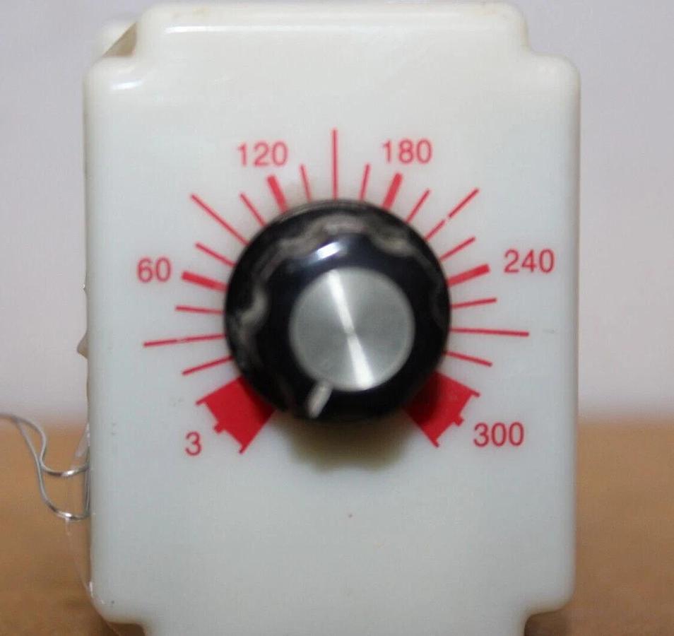 Used DAYTON TIME DELAY RELAY 6X605E 120/240 VAC 10 AMP 3-300 SEC **WARRANTY**