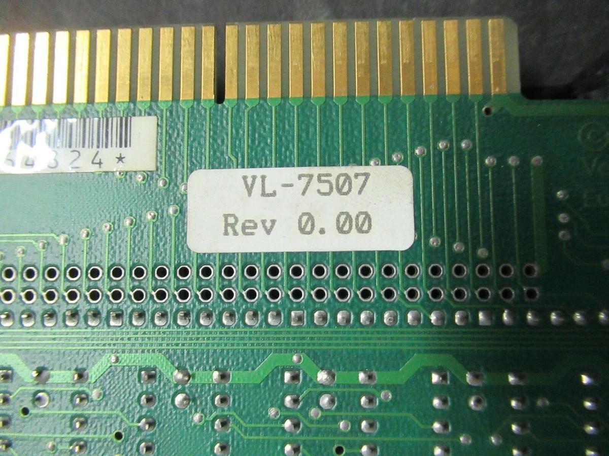 Used VERSALOGIC VL-7507 REV 0.0 CIRCUIT BOARD PC ASSEMBLY STD BUS **WARRANTY**