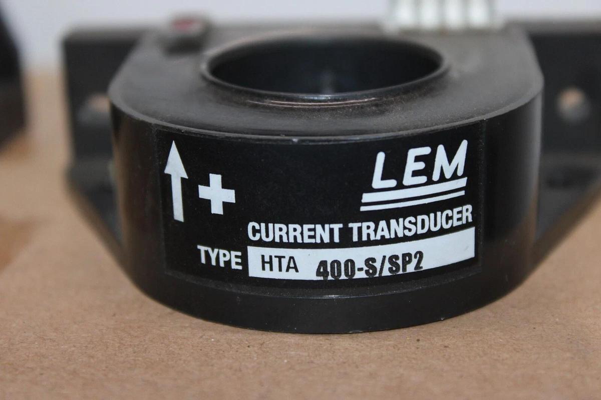 Used LOT OF 2 LEM CURRENT TRANSDUCER HTA-400-S/SP2 **WARRANTY INCLUDED**