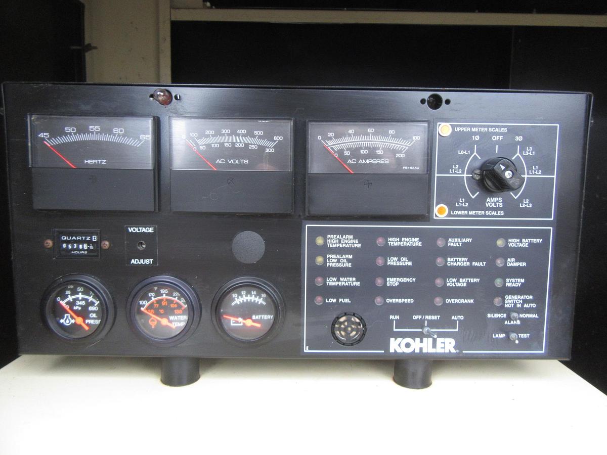 Used 45 KW PROPANE / NAT GAS GENERATOR KOHLER 120/240V 45RZG ENCLOSED VIDEO