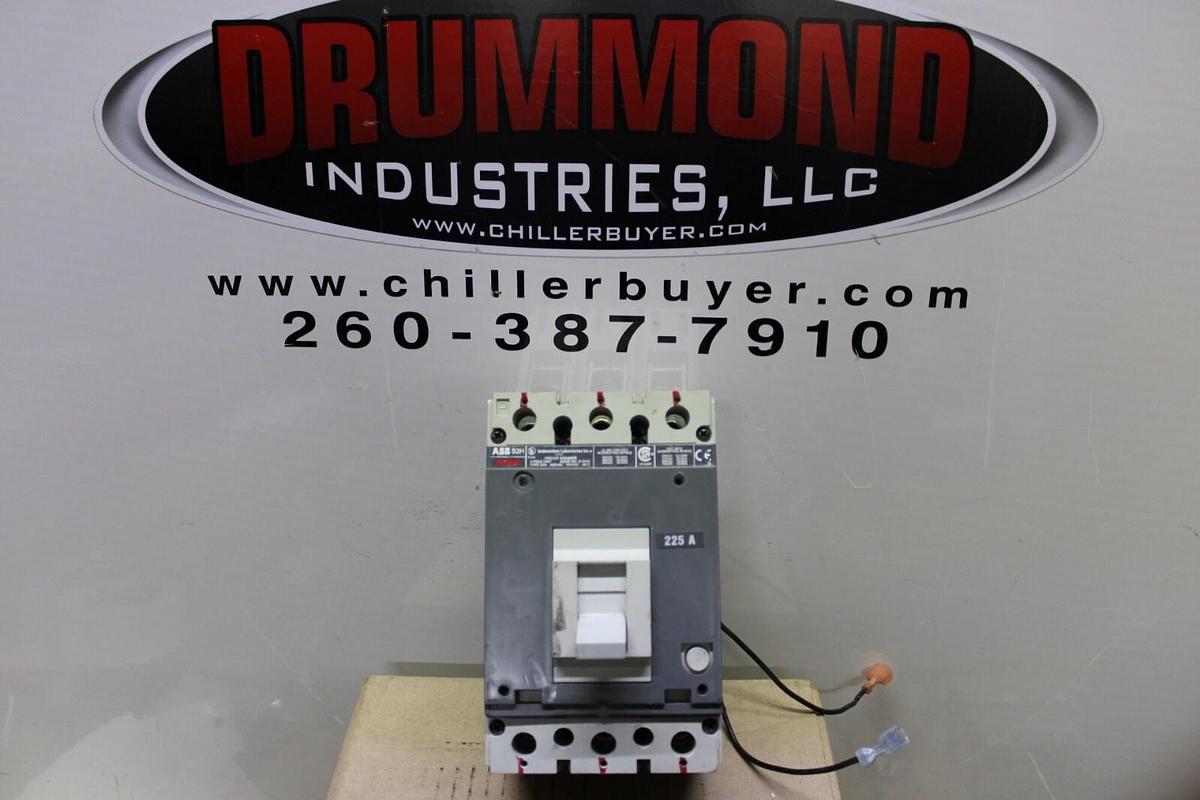 Used ABB CIRCUIT BREAKER SACE S3 S3H 225 AMP 480 VOLT 3-POLE **WARRANTY**