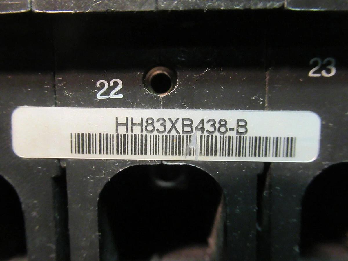 Used AIRPAX 3 POLE 23 AMP BREAKER 600 VAC 219-3-2600-438 TRIP 27 AMPS HH83XB438-B
