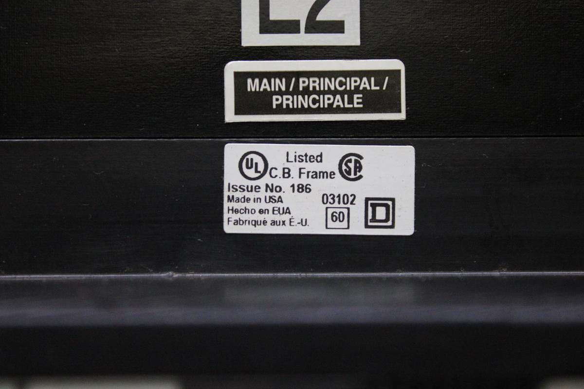 Used SQUARE D MCC DISCONNECT SWITCH HU200-4MC5 MODEL 5