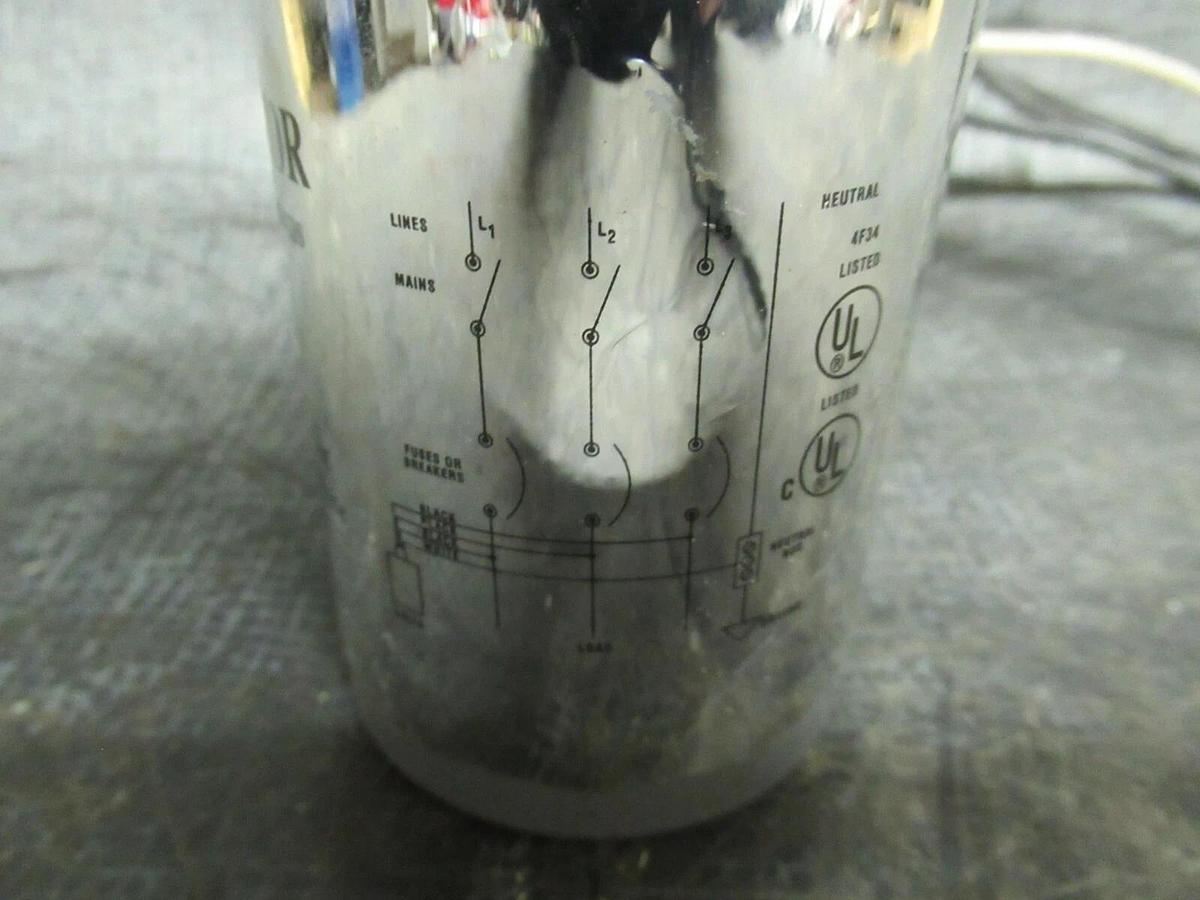 Used DELTA SURGE CAPACITOR CA 603-R 600 VOLTS 4 WIRE 3 PHASE 60 HZ **WARRANTY**