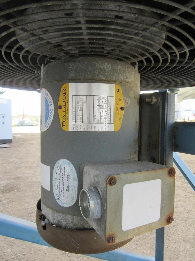 Used 2 HP MODINE REMOTE RADIATOR / FAN COIL SP08423 2.5"/2.5" IN/OUT 200/208 V 3 PH