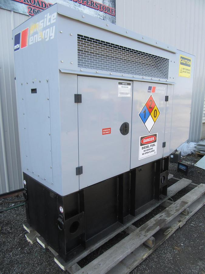 Used 20 KW DIESEL GENERATOR MTU 120/240 V 4LE1 ISUZU SOUND ENCLOSED 258 HRS  VIDEO
