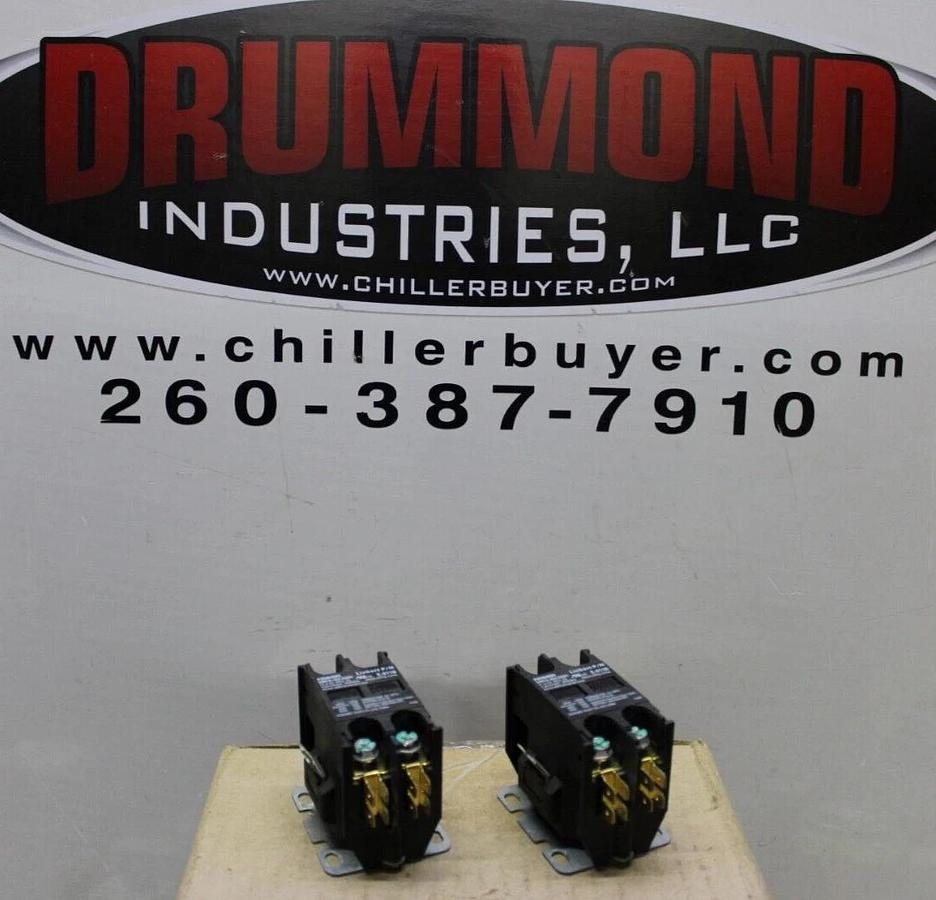 Used LOT OF 2 HOMER CONTACTOR XMC0-252-EBBC E-011B 25 AMP 600 VOLT 3-POLE COIL: 24V