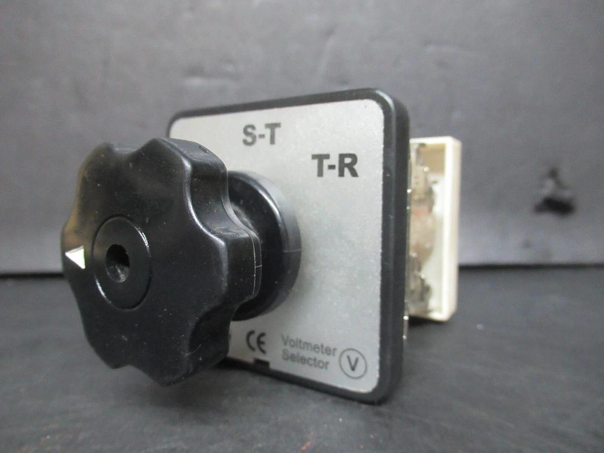 Used KACON CAM AMMETER SELECTOR SWITCH KAM-S1 KAM-V2 3 PHASE 250 VAC 125 VDC 20 AMP