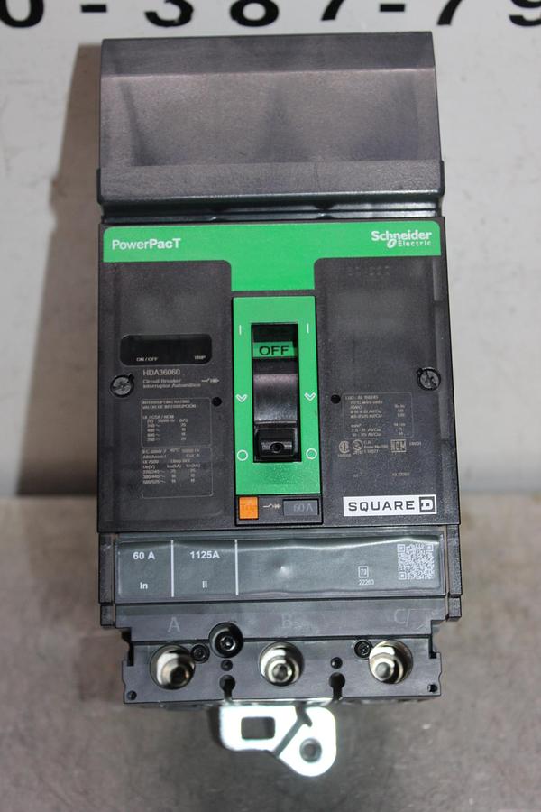Used SQUARE D I-LINE CIRCUIT BREAKER FA34040 40 AMP 600 VOLT 3-POLE