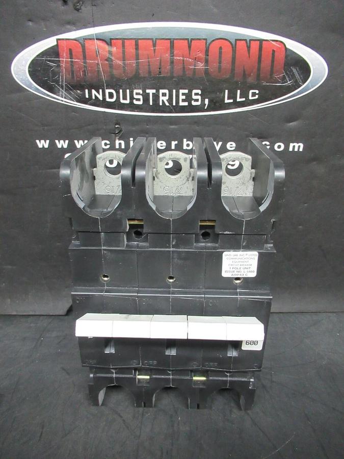 Used AIRPAX BREAKER JTMP-3-1RLS4R-30617-600 750 AMP TRIP 120 VAC L-5460 **WARRANTY**
