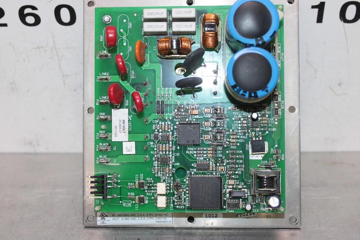 Used TRANE VFD POWER SUPPLY BOARD VFD66KCB-1C X1317-0392-040 25-2589-37 MUBW10-12A7