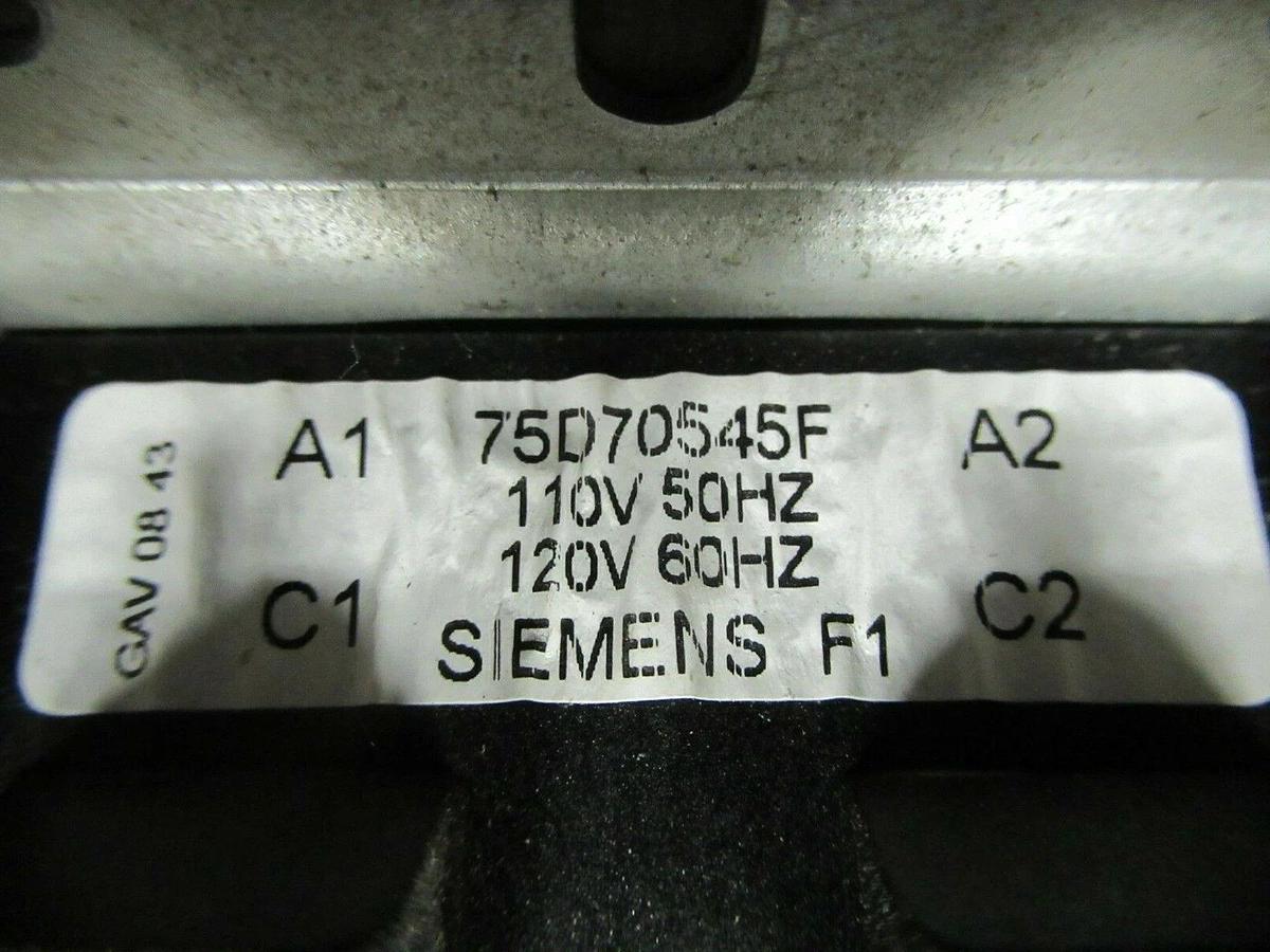 Used 30 AMP SIEMENS CONTACTOR 42BF35AFR 600 VAC 15 HP 40 AMP/RES **WARRANTY**
