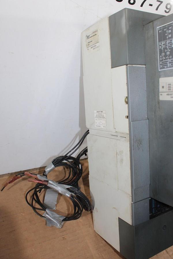 Used ABB CIRCUIT BREAKER SACE S7 1200 AMP 3-POLE W/ M7-2 MOTOR OPERATOR & ACCESSORIES