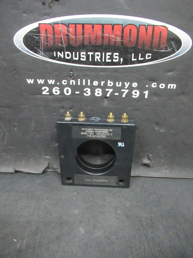 Used TRANE CURRENT TRANSFORMER 0121A03794B X13580048-01 200/180/150: 5 MODEL 7-SHT