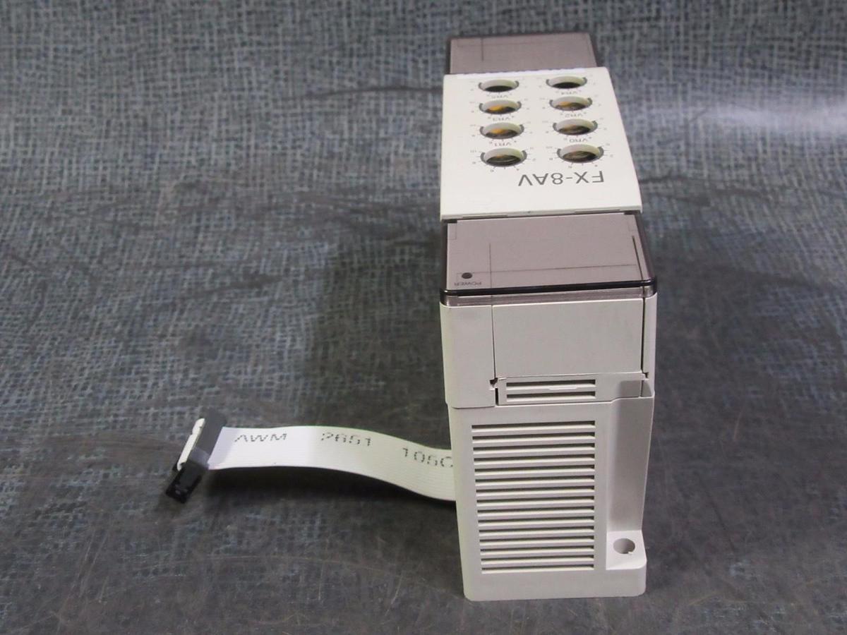Used MITSUBISHI PROGRAMMABLE CONTROLLER  MODEL: FX-8AV **WARRANTY INCLUDED**
