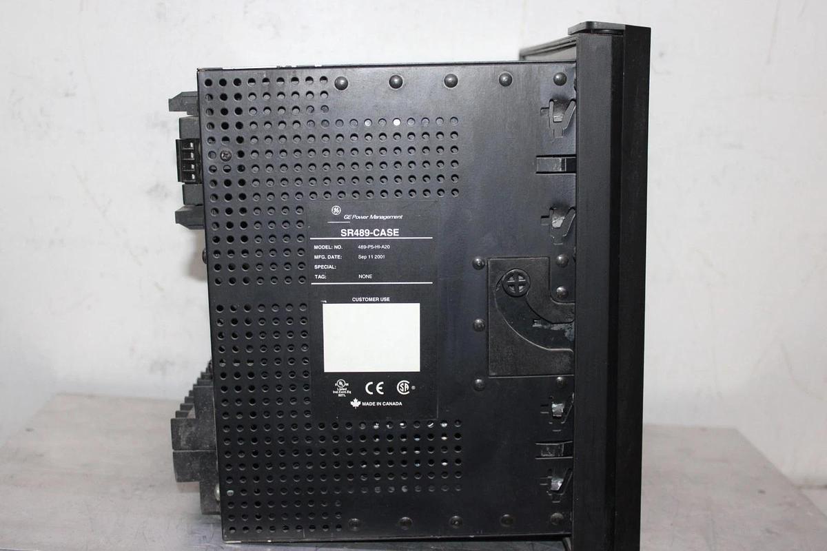 Used GENERAL ELECTRIC GENERATOR MANAGEMENT RELAY 489-P5-HI-A20 *TESTED*