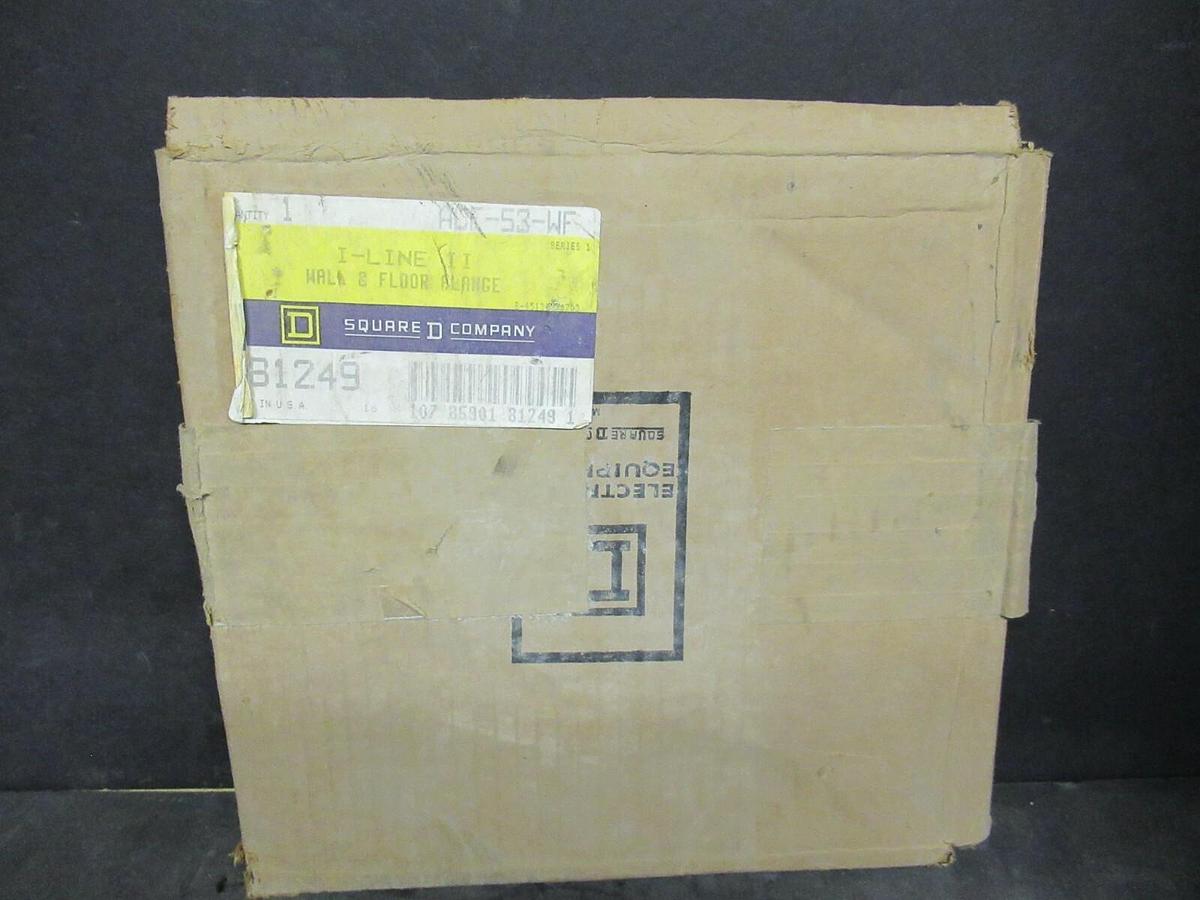 SQUARE D BUSWAY WALL AND FLOOR FLANGE ACF53WF I-LINE II 81249 BRACKET 1200 AMP