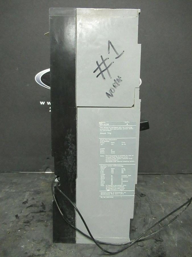 Used SIEMENS SENTRON CIRCUIT BREAKER LD63F600 600 AMP 600 VAC 3-POLE *WARRANTY*