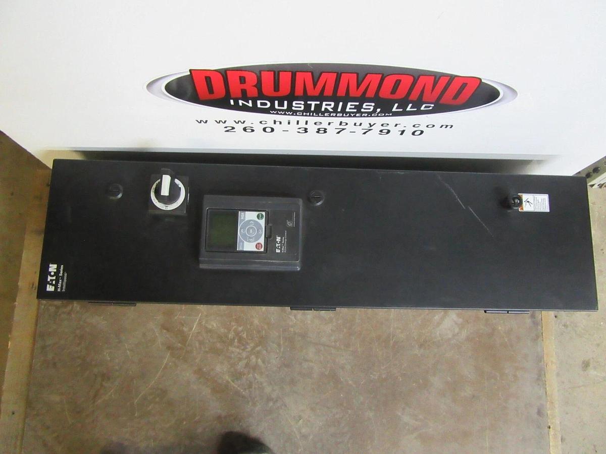 Used EATON VARIABLE SPEED DRIVE H-MAX INTELLIPASS HMX0143NA 480 VAC 14 AMP 10 HP