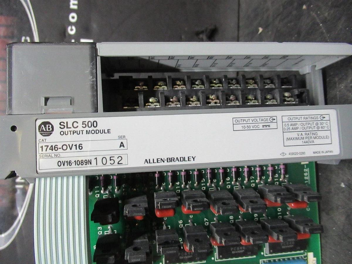 ALLEN BRADLEY SLC-500 OUTPUT MODULE 1746-OV16 SER. A *NEW SURPLUS*