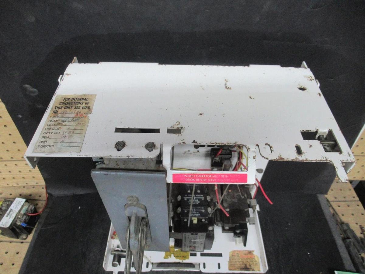 Used CUTLER HAMMER MOTOR STARTER CONTROL 17" W/ A10DN0 NEMA SIZE 2 30 AMP 600 VAC