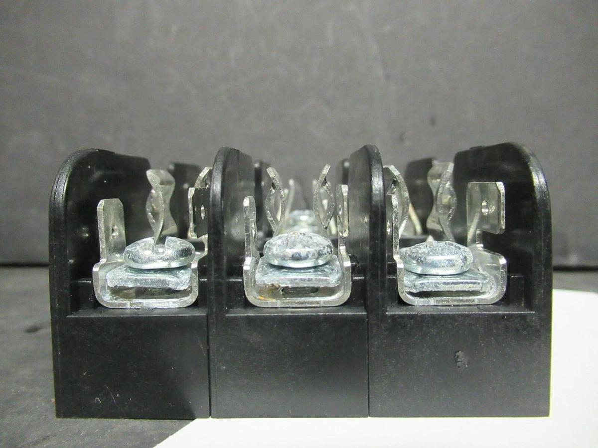 Used BUSSMANN FUSE HOLDER BCA6033PQ FOR 30 AMP 600V FUSES **WARRANTY**