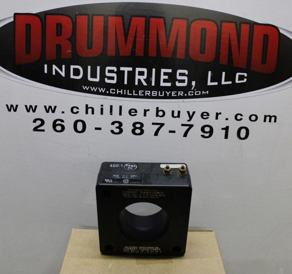 Used WESTINGHOUSE CURRENT TRANSFORMER 180-SHT-401-1 2092A18H06 400:5A 600V 50-400HZ