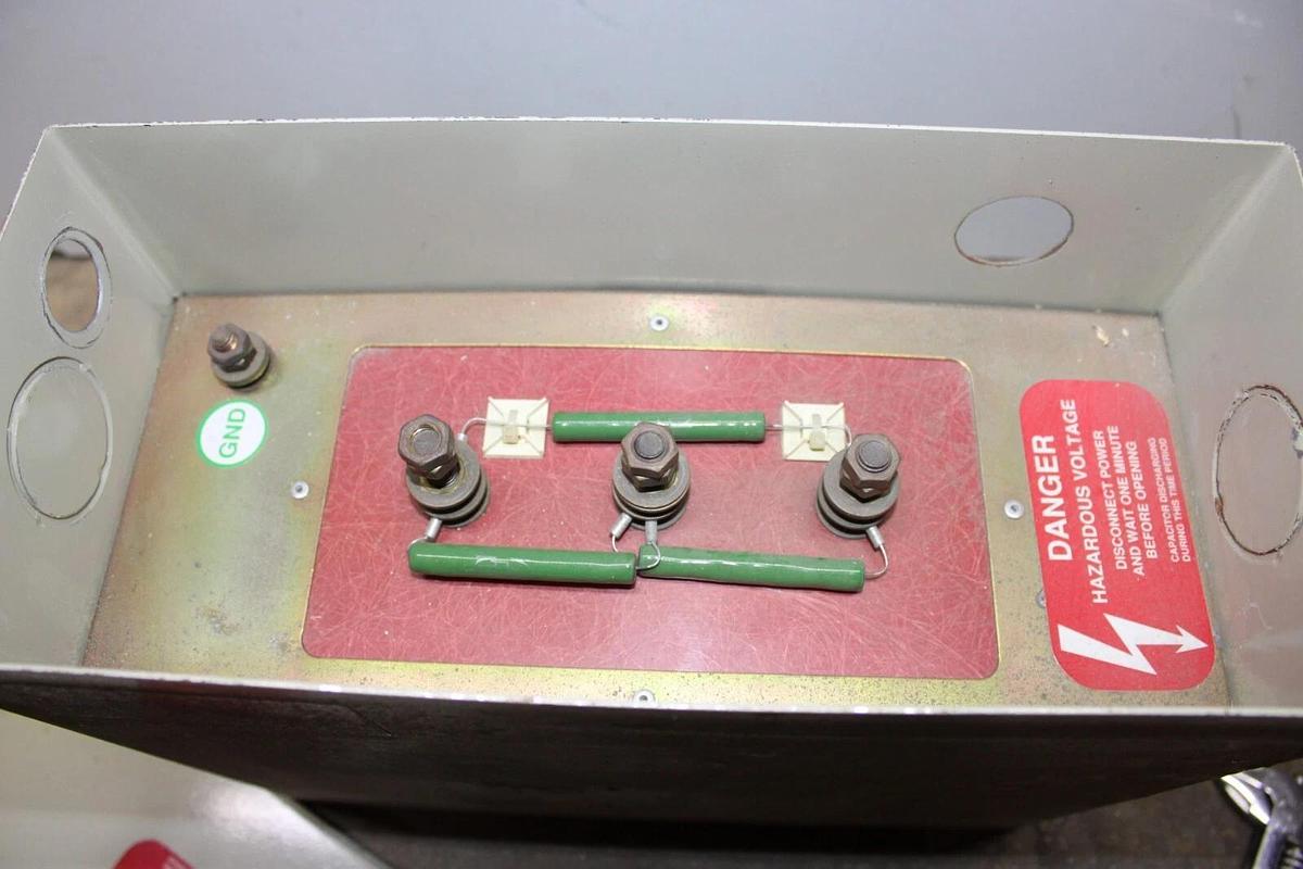 Used ABB LVNQ DRY CAPACITOR 50 KVAR 480 VAC 3-PHASE SELF-HEALING