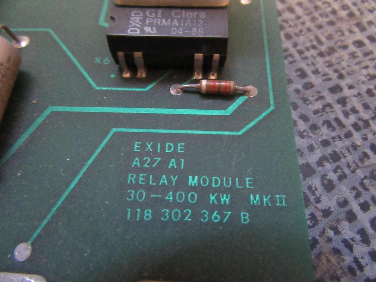 Used EXIDE RELAY MODULE CIRCUIT BOARD 101072347 **WARRANTY INCLUDED**