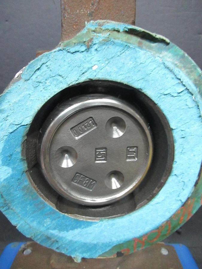 Used JAMESBURY WAFER-SPHERE VALVE 815W-11-2236-TT 230-285 PSIG SIZE 3 **WARRANTY**