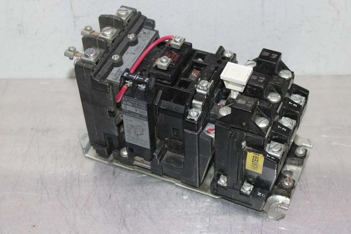 Used ALLEN BRADLEY NEMA STARTER 509-AOD SIZE 0 18 AMP 600 VOLT 3-PHASE 5 HP