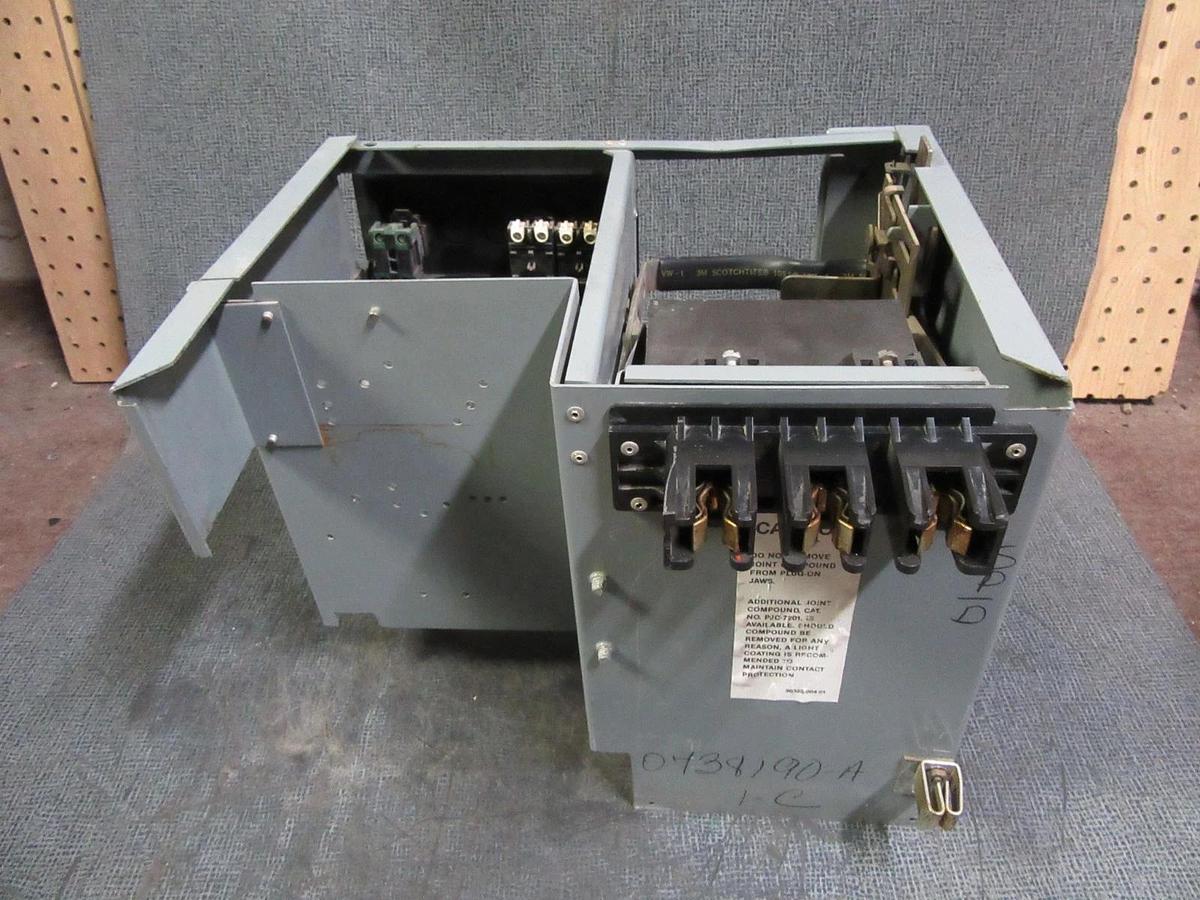 Used SQUARE D MODEL 5 MCC 12" FEEDER BUCKET W/ 30 AMP FAP3603015M FAL3603015M BREAKER