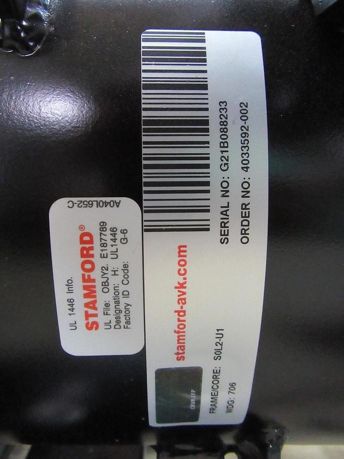 Refurbished 25 KW DIESEL KUBOTA 2203 GENERATOR GENUINE STAMFORD 277/480V IN STOCK NO WAIT