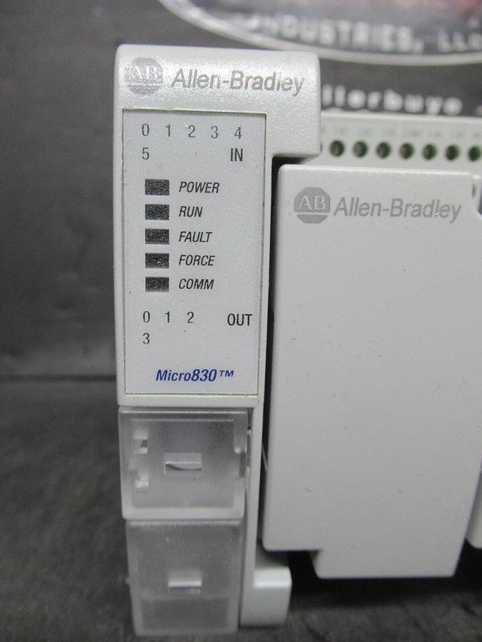 Used ALLEN BRADLEY MICRO830 2080-LC30-10QWB SER. A 24 VDC 2 AMP **WARRANTY**
