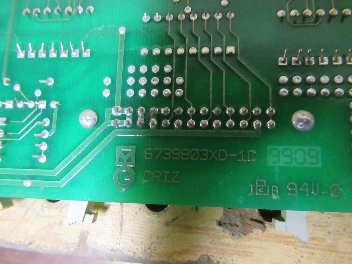Used MERLIN GERIN CRIZ 6739803XD-1C 6740837 PLC PC BOARD MG MGE EPG **WARRANTY**