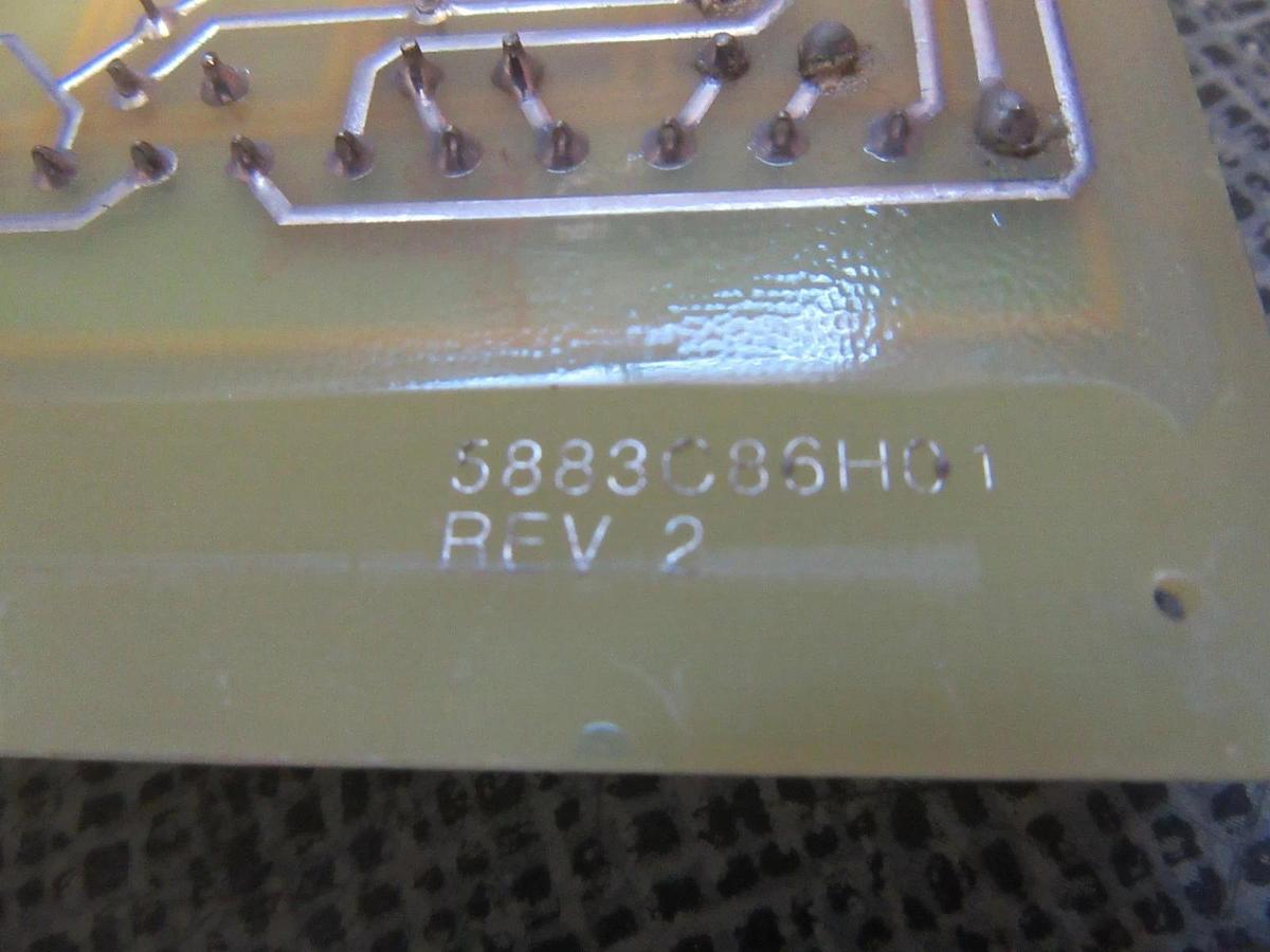 Used MEGATRONICS AMPHENOL CONNECTOR RELAY BOARD 5883C70G01 / 5883C86H01 **WARRANTY**