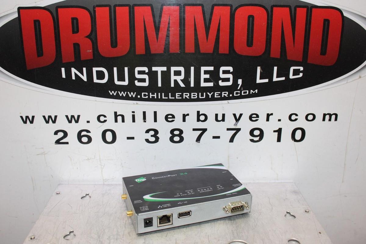 Used DIGI CONNECT PORT X4 WAN ROUTER 50001513-24 30 VDC 1.25 AMP 95011987-A