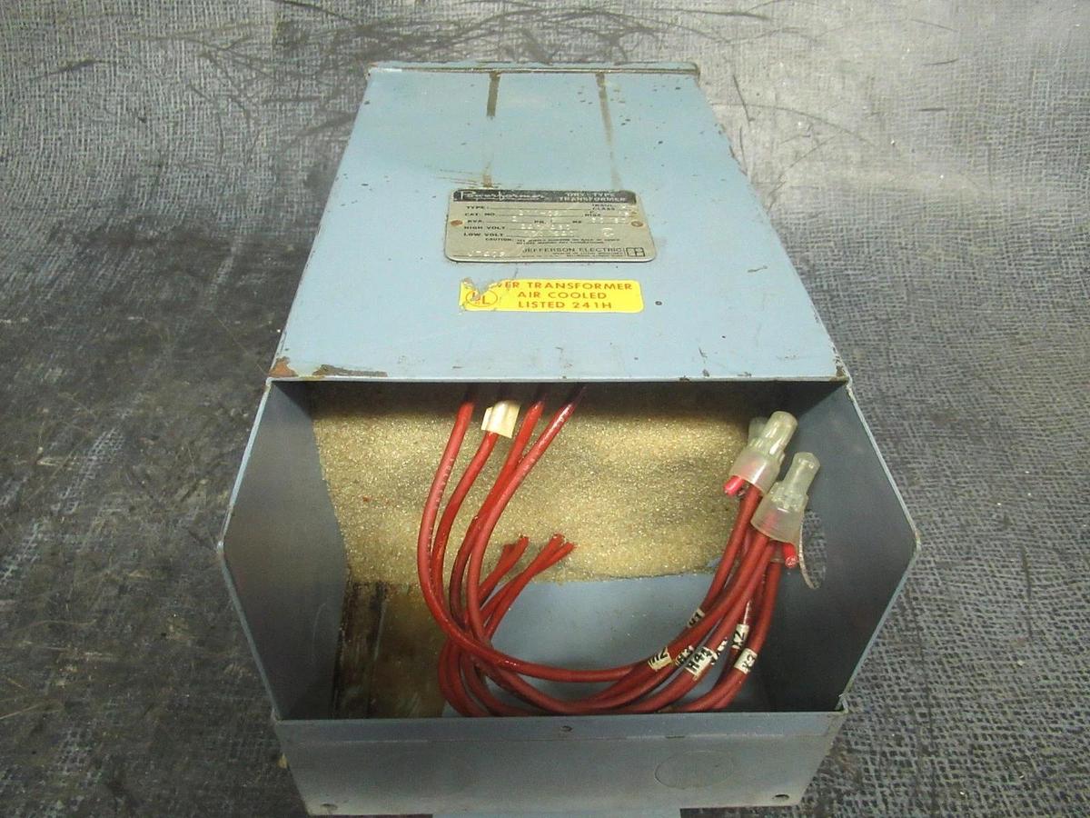Used POWERFORMER TRANSFORMER 211-091 2KVA 50/60HZ 480V 1-PHASE **WARRANTY INCLUDED**